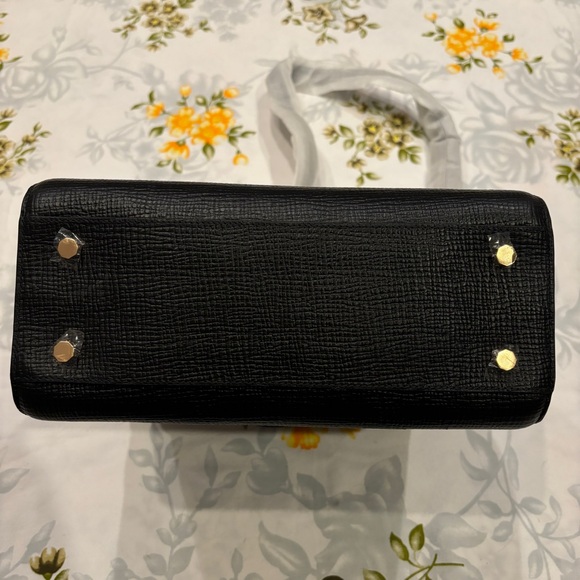 Luana Italy Ebony Paley Satchel NWT - Picture 9 of 11